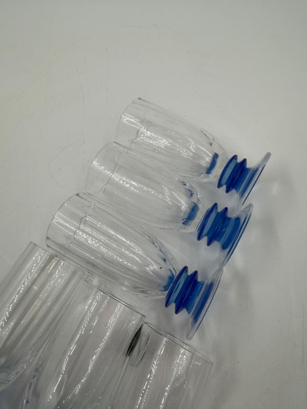 Vintage Glas von Anja Kjær für Holmegaard und Royal Copenhagen Set von 6