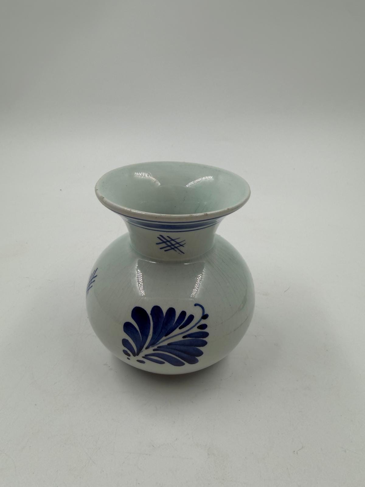Vintage Vase Delft Blau Windmühle
