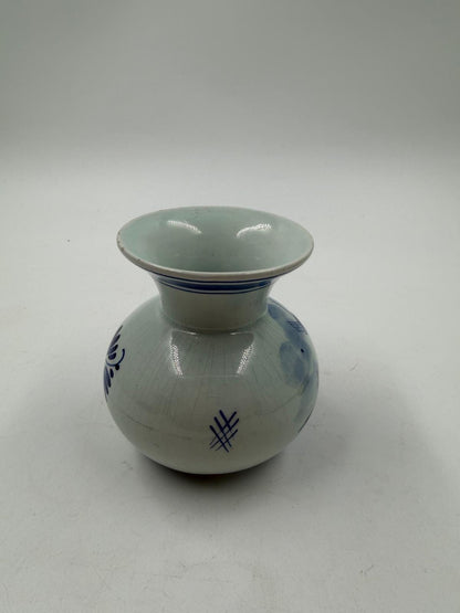 Vintage Vase Delft Blau Windmühle