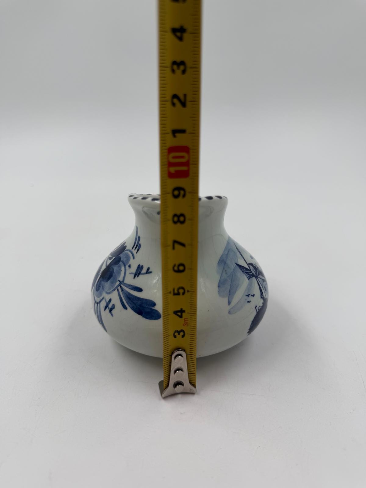 Vintage Krug Delft Blau mit Windmühle