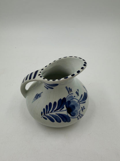 Vintage Krug Delft Blau mit Windmühle