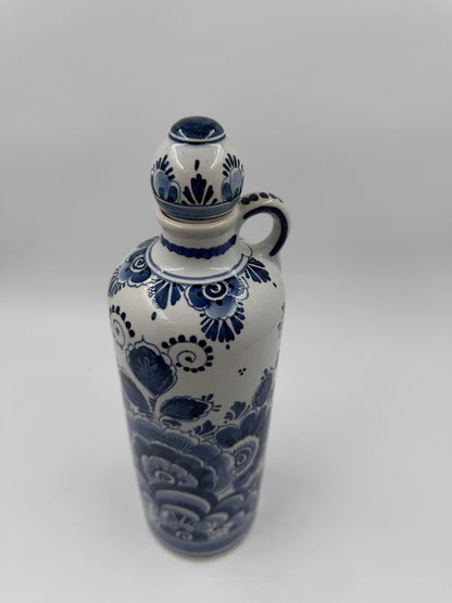 Vintage Vase Delft Blau mit Henkel