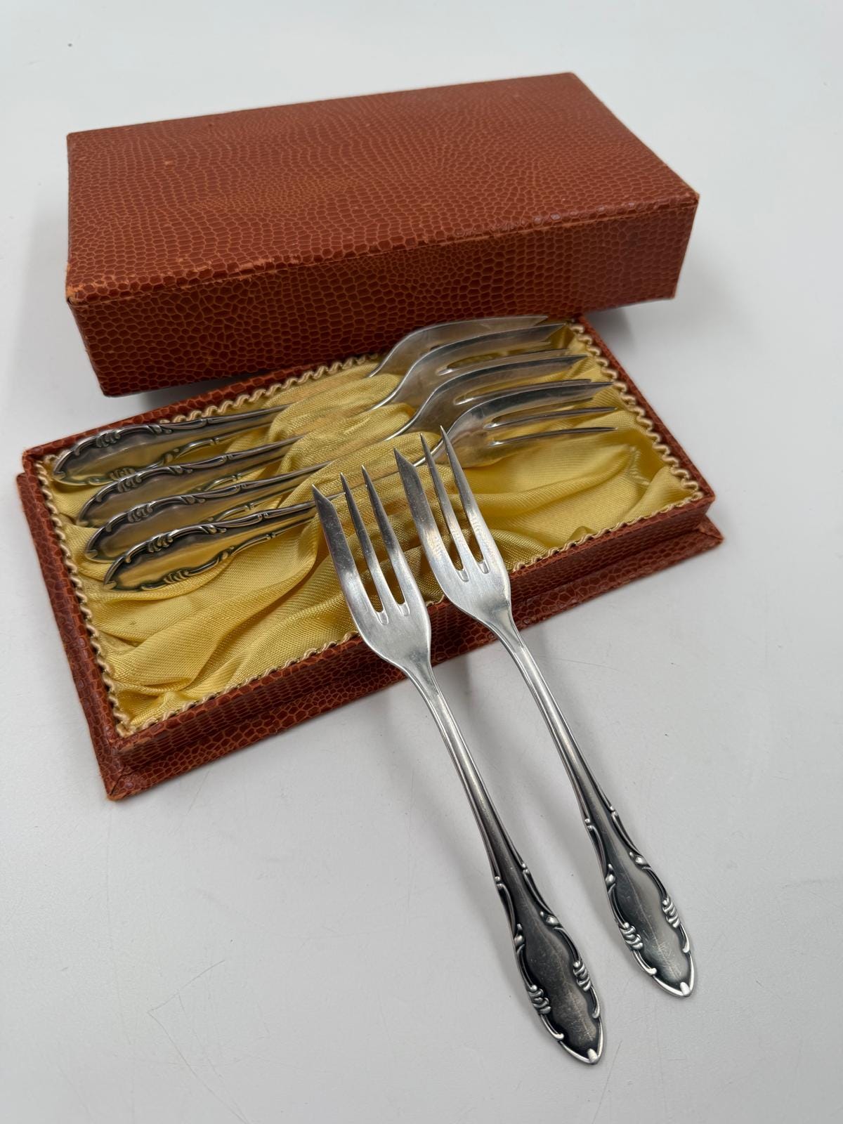 Vintage Kuchengabel Set von 6 von SBS Solingen