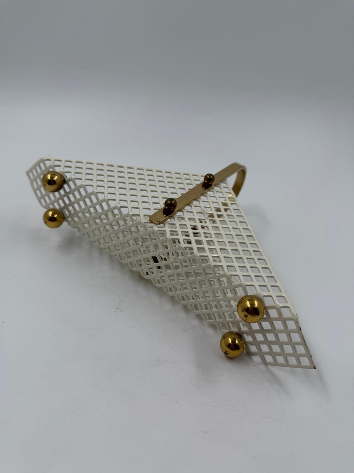 Vintage Serviettenhalter Wiener Werkstätte Stil von Josef Hoffmann für Wiener Werkstätte Selten