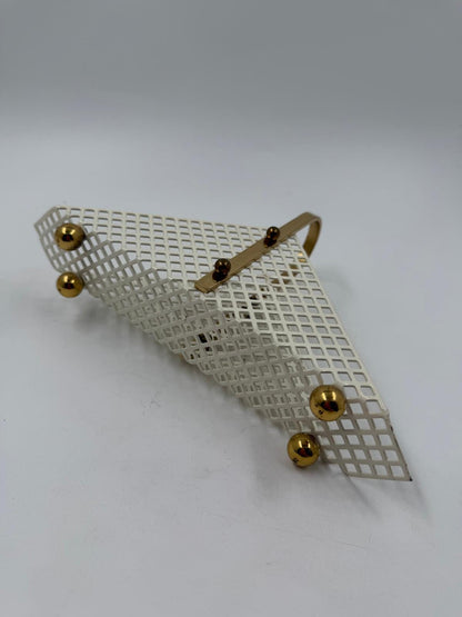 Vintage Serviettenhalter Wiener Werkstätte Stil von Josef Hoffmann für Wiener Werkstätte Selten