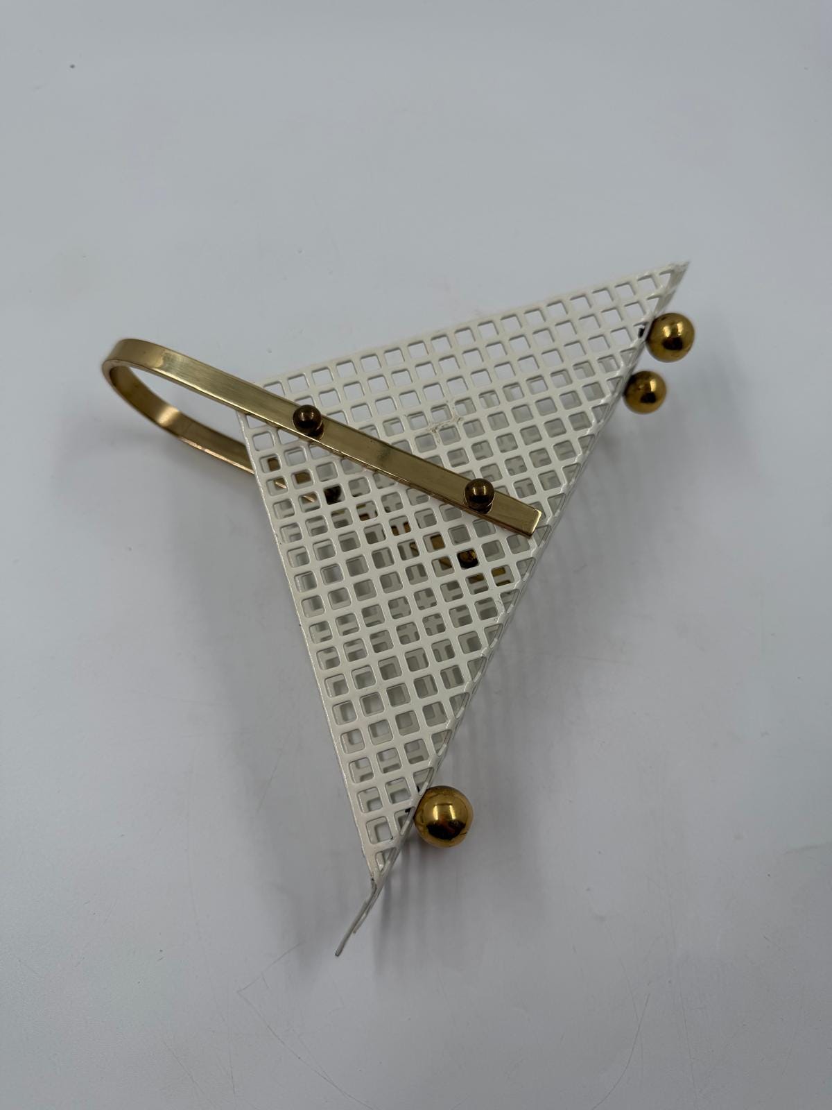 Vintage Serviettenhalter Wiener Werkstätte Stil von Josef Hoffmann für Wiener Werkstätte Selten