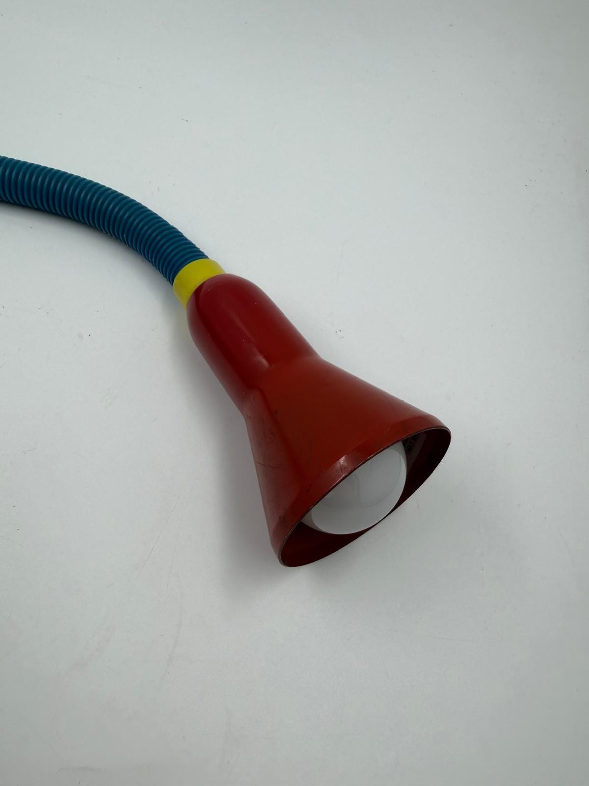 Vintage Klemmlampe bunt mit flexiblem Arm