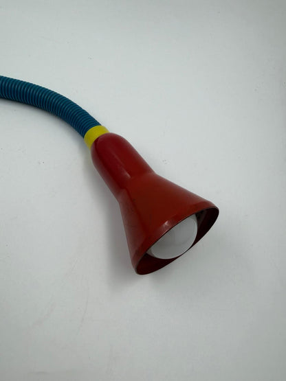 Vintage Klemmlampe bunt mit flexiblem Arm