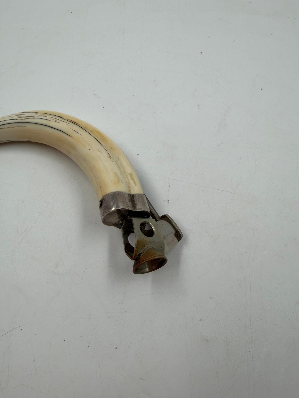 Vintage Zigarrenschneider mit Eberhorn-Griff seltenes Sammlerstück