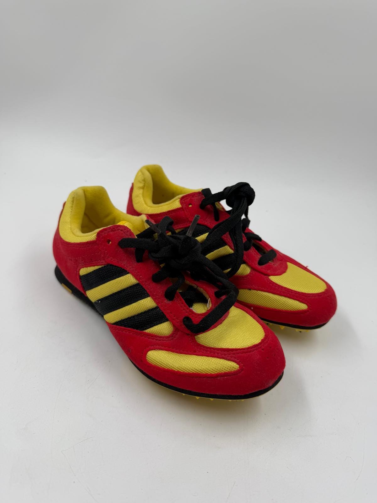 Vintage Sneaker adidas Techstar Intervall Trainer rot gelb schwarz Größe 37,5