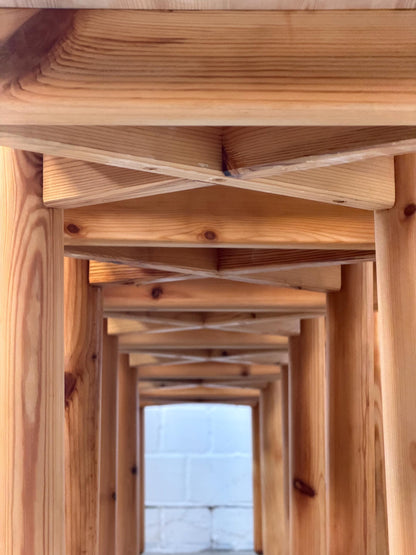 Vintage Esszimmerstuhl von Rainer Daumiller für Hirtshals Sagewerk aus massiver Kiefer