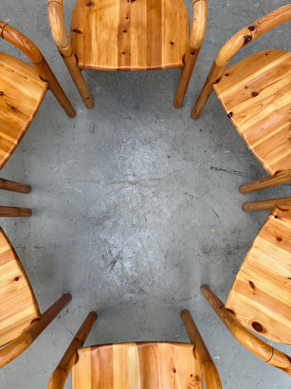 Vintage Esszimmerstuhl von Rainer Daumiller für Hirtshals Sagewerk aus massiver Kiefer