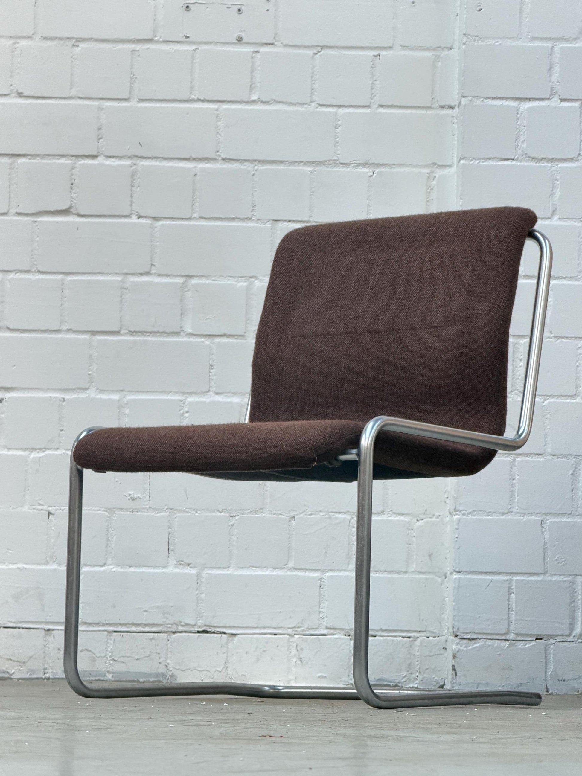 Vintage Freischwinger Stuhl von Herbert Hirche für Mauser Bauhaus