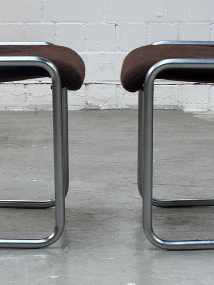 Vintage Freischwinger Stuhl von Herbert Hirche für Mauser Bauhaus