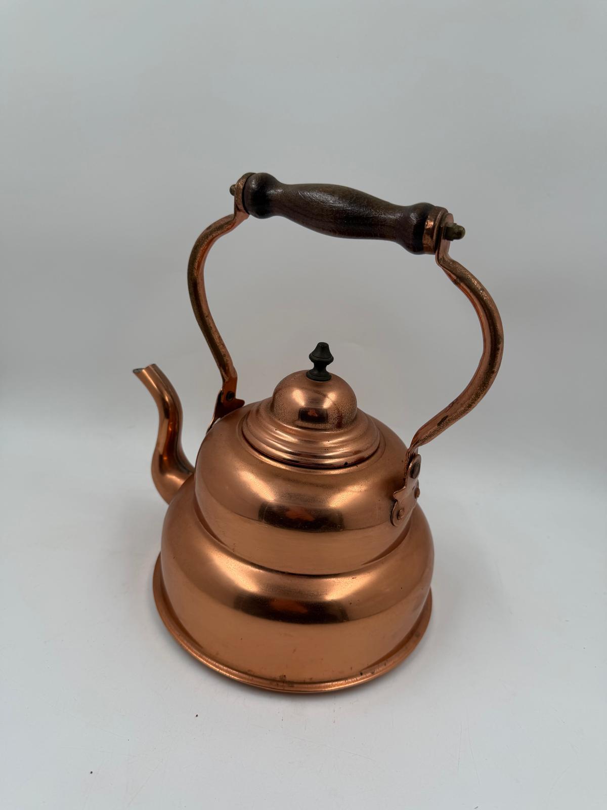 Vintage Kupfertopf von unbekannt für unbekannt, Einzelstück, schöne Patina, Deko oder Sammlerobjekt