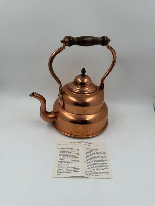 Vintage Kupfertopf von unbekannt für unbekannt, Einzelstück, schöne Patina, Deko oder Sammlerobjekt