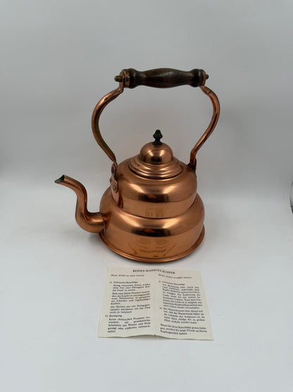 Vintage Kupfertopf von unbekannt für unbekannt, Einzelstück, schöne Patina, Deko oder Sammlerobjekt