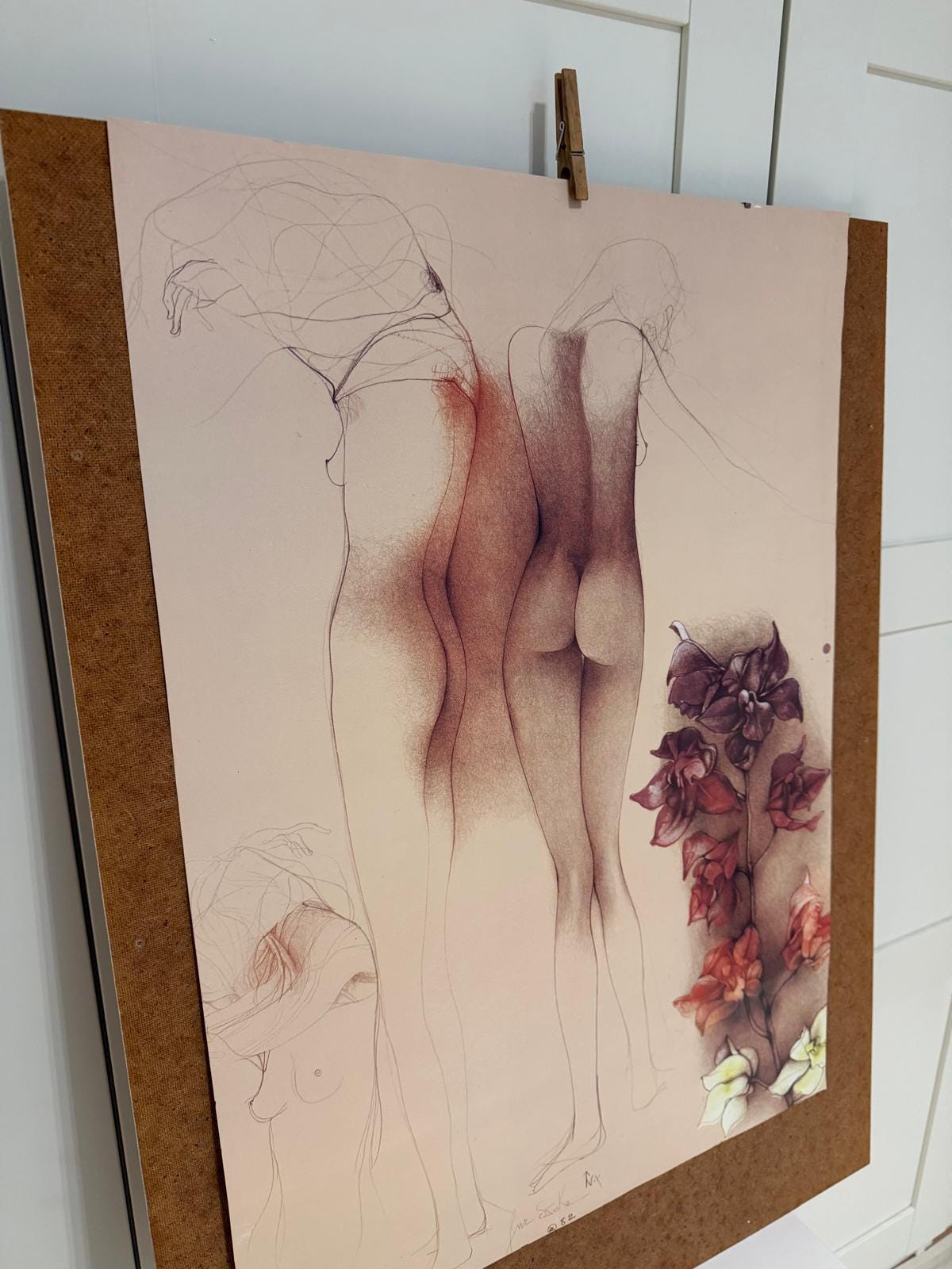 Vintage Kunstposter Orchideen für John von Bruno Bruni