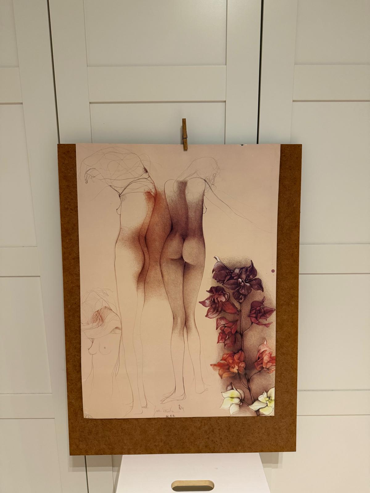Vintage Kunstposter Orchideen für John von Bruno Bruni