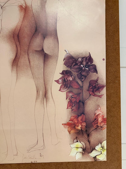 Vintage Kunstposter Orchideen für John von Bruno Bruni
