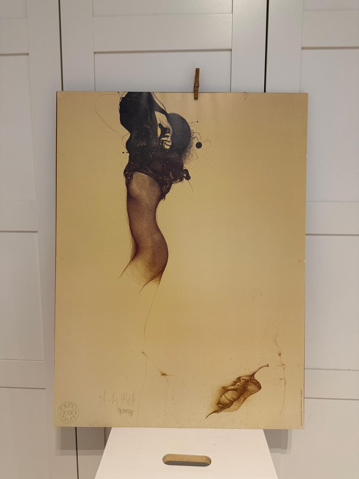 Vintage Poster Bruno Bruni Akt von Bruno Bruni für Lineart GmbH