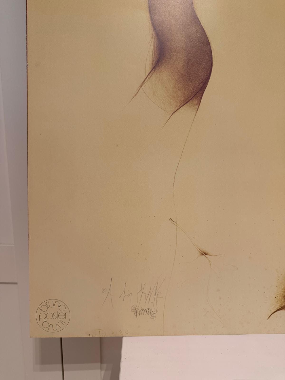 Vintage Poster Bruno Bruni Akt von Bruno Bruni für Lineart GmbH