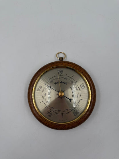 Vintage Wand Barometer Wetterstation antiker Look