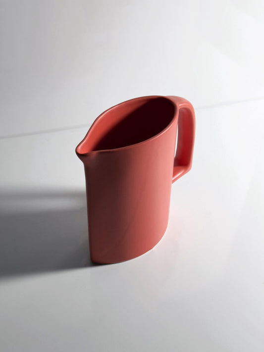 Vintage Karaffe ASA von ASA Keramik orange koralle Deutschland 1990er