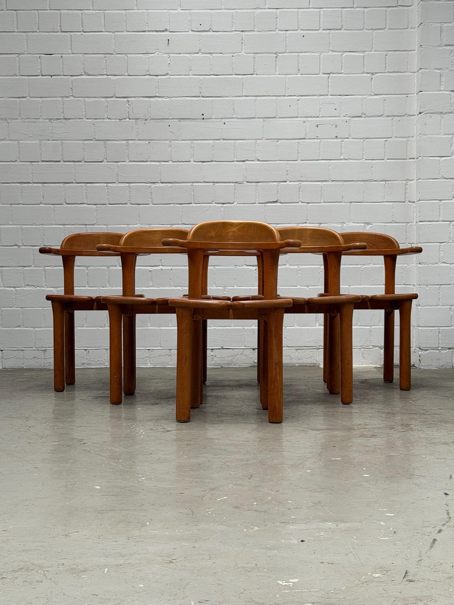 Vintage Armlehnstuhl Opus 1 von Erwin Berghammer für Team 7 Set von 6
