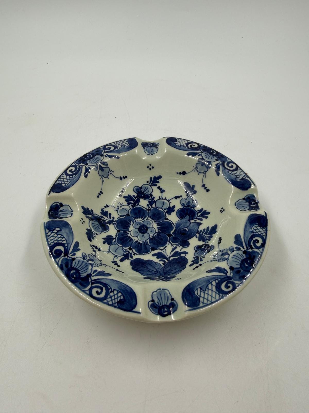 Vintage Aschenbecher Regina Delfts Blauw von Regina