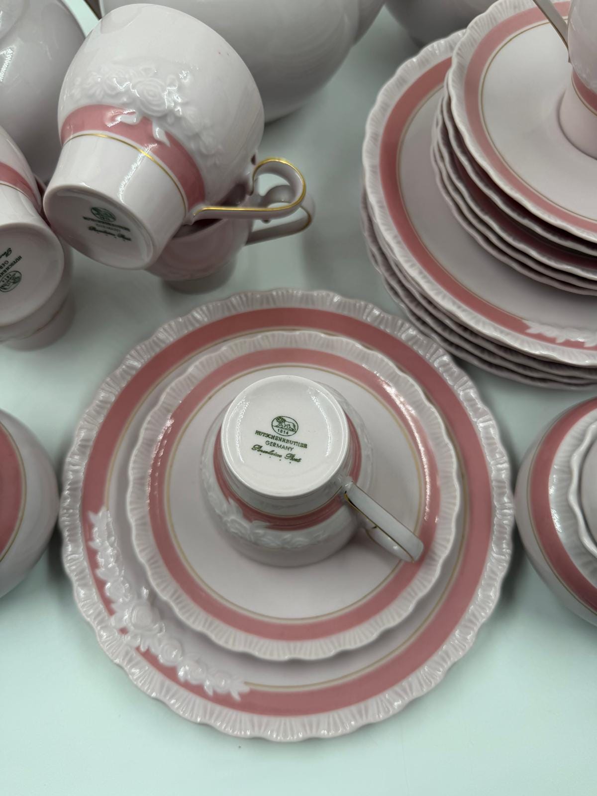 Vintage Kaffeeservice Drache Modell von Hutschenreuther für 6 Personen