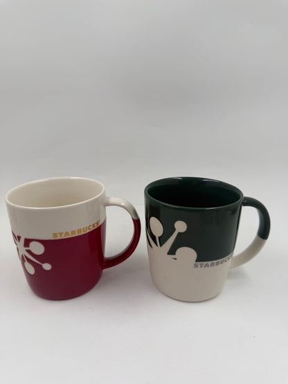 Vintage Tasse Set von 10 Starbucks verschiedene Designs