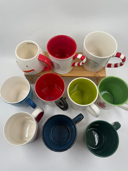 Vintage Tasse Set von 10 Starbucks verschiedene Designs