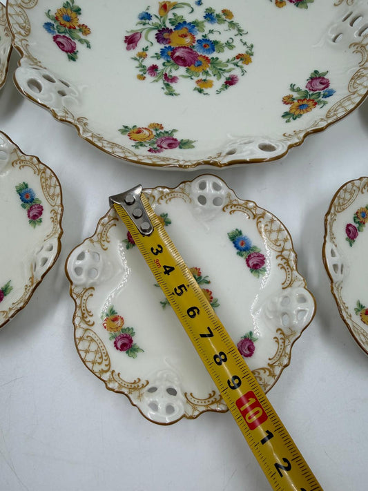 Vintage Schale Set von 6 Hellbrunn von Rosenthal