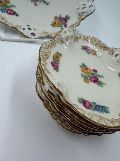Vintage Schale Set von 6 Hellbrunn von Rosenthal