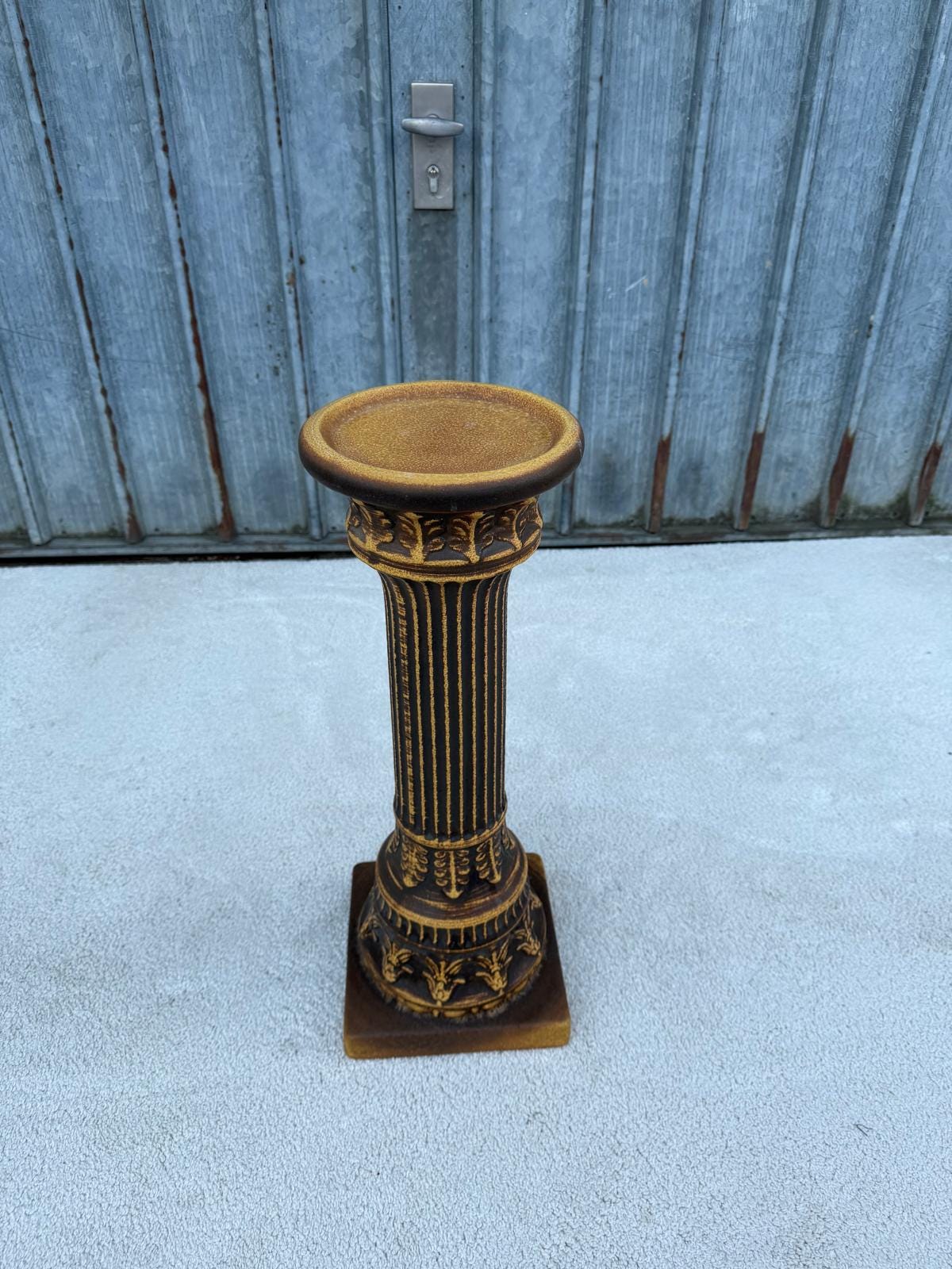 Vintage Säule Keramik römisch-griechisch 57 cm hoch