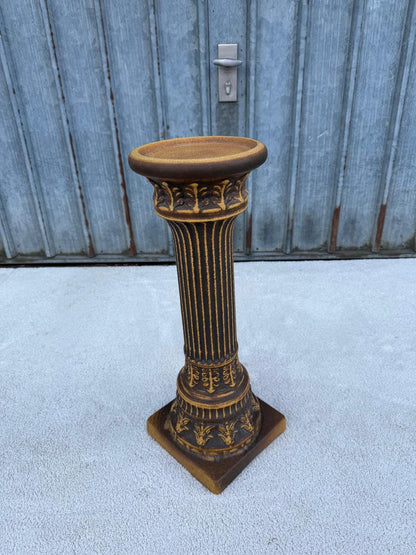 Vintage Säule Keramik römisch-griechisch 57 cm hoch