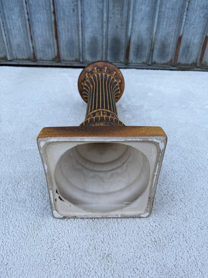 Vintage Säule Keramik römisch-griechisch 57 cm hoch