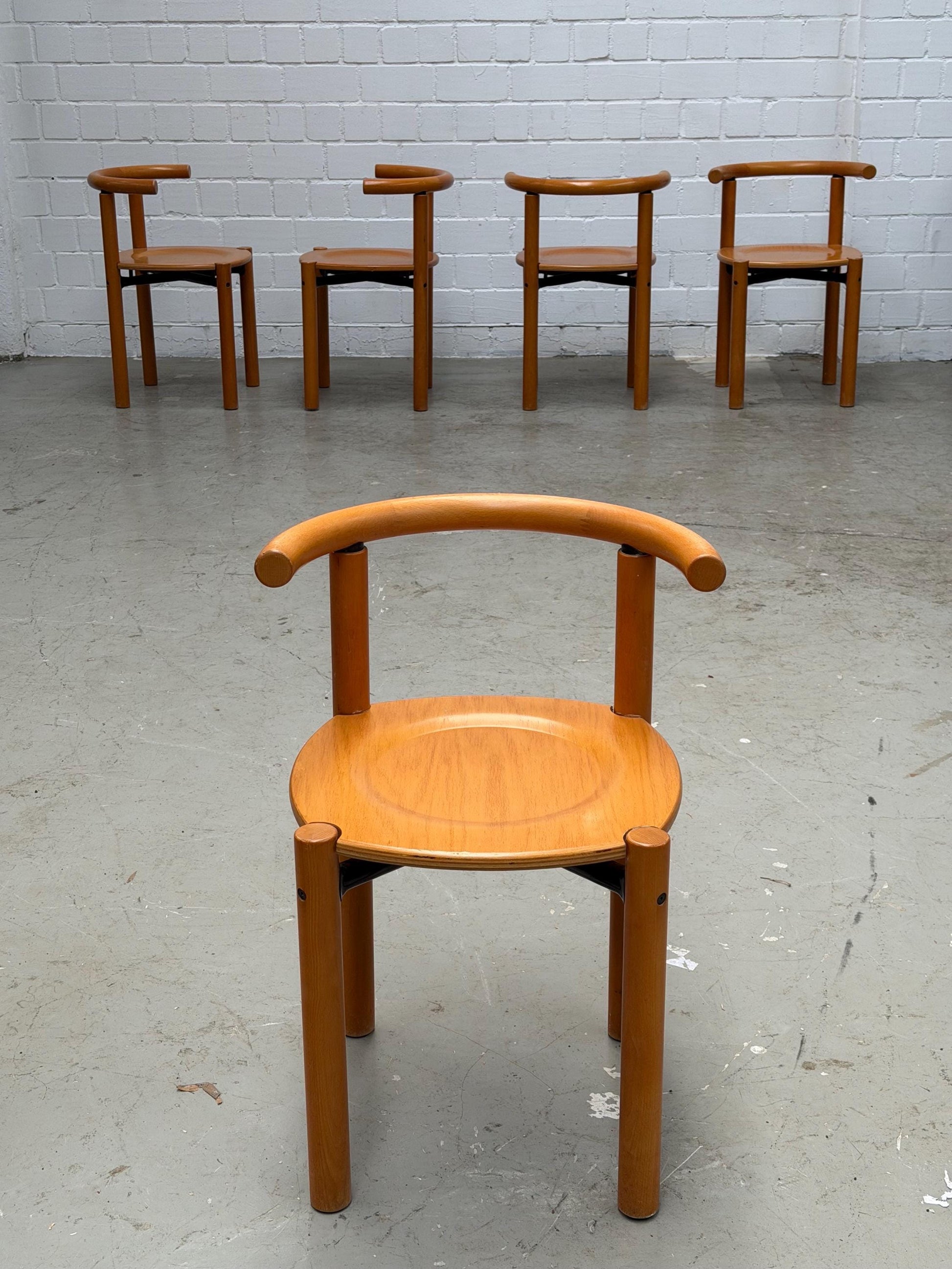 Vintage Stuhl von Lübke aus Holz