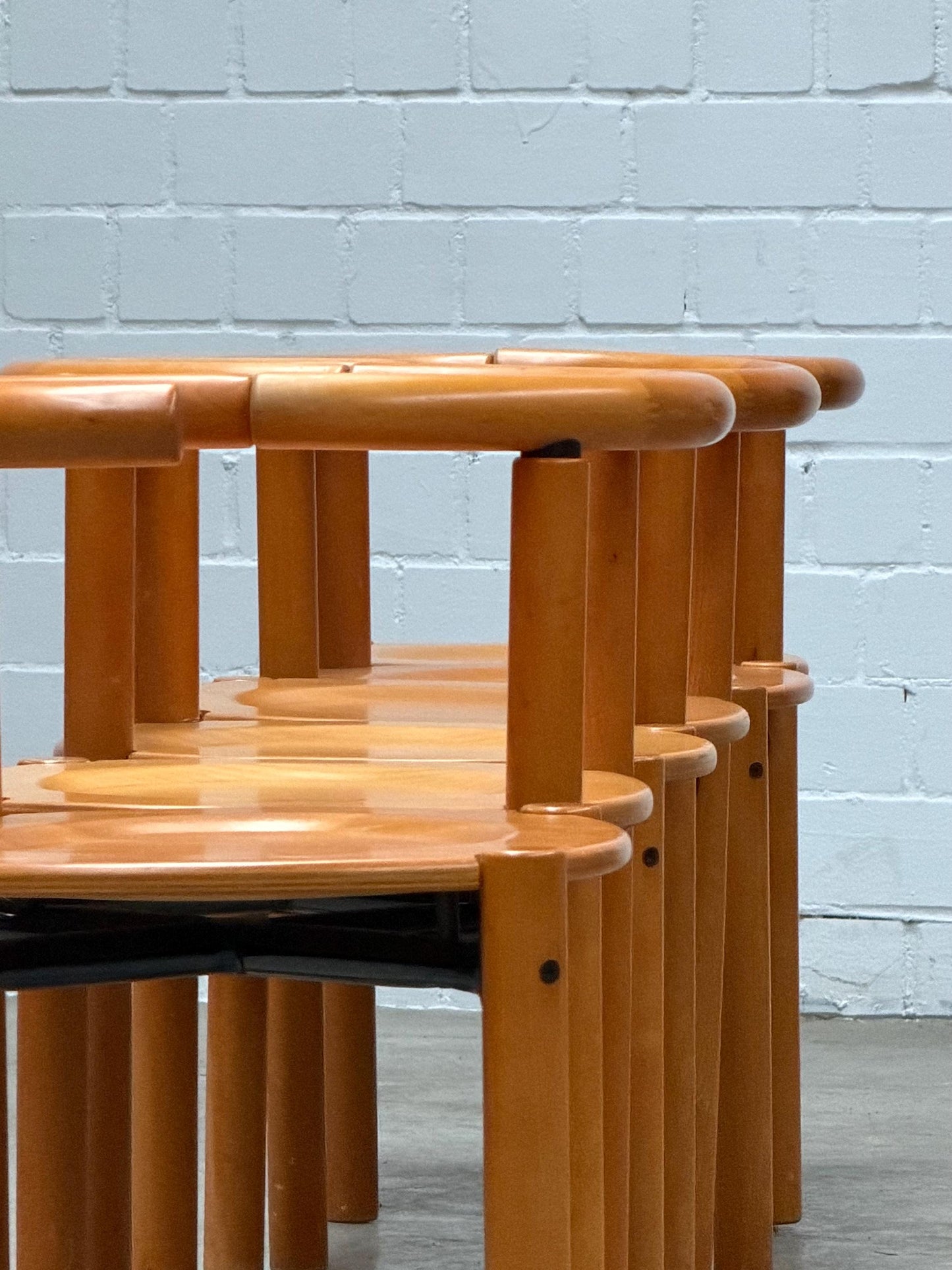 Vintage Stuhl von Lübke aus Holz