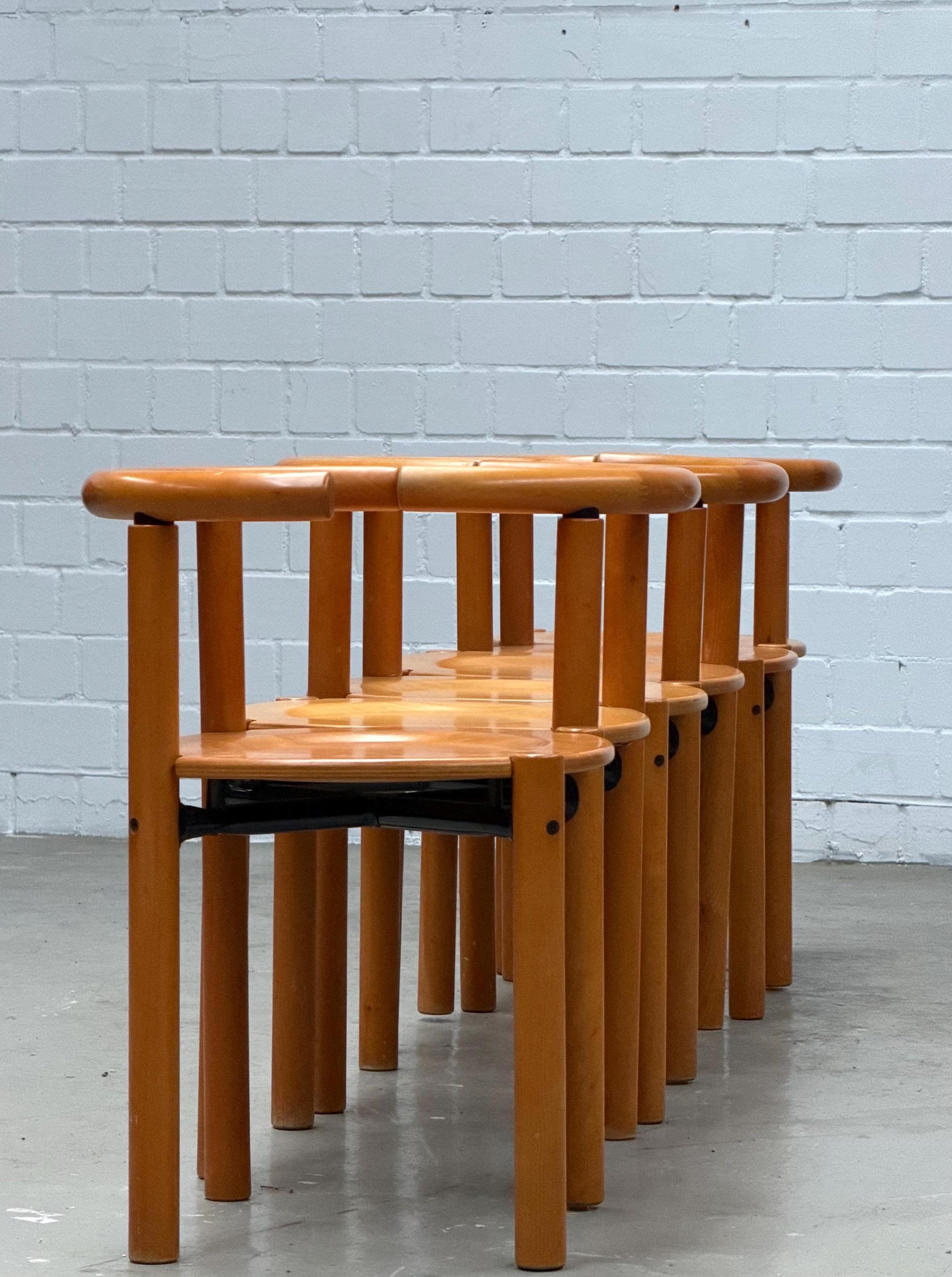 Vintage Stuhl von Lübke aus Holz