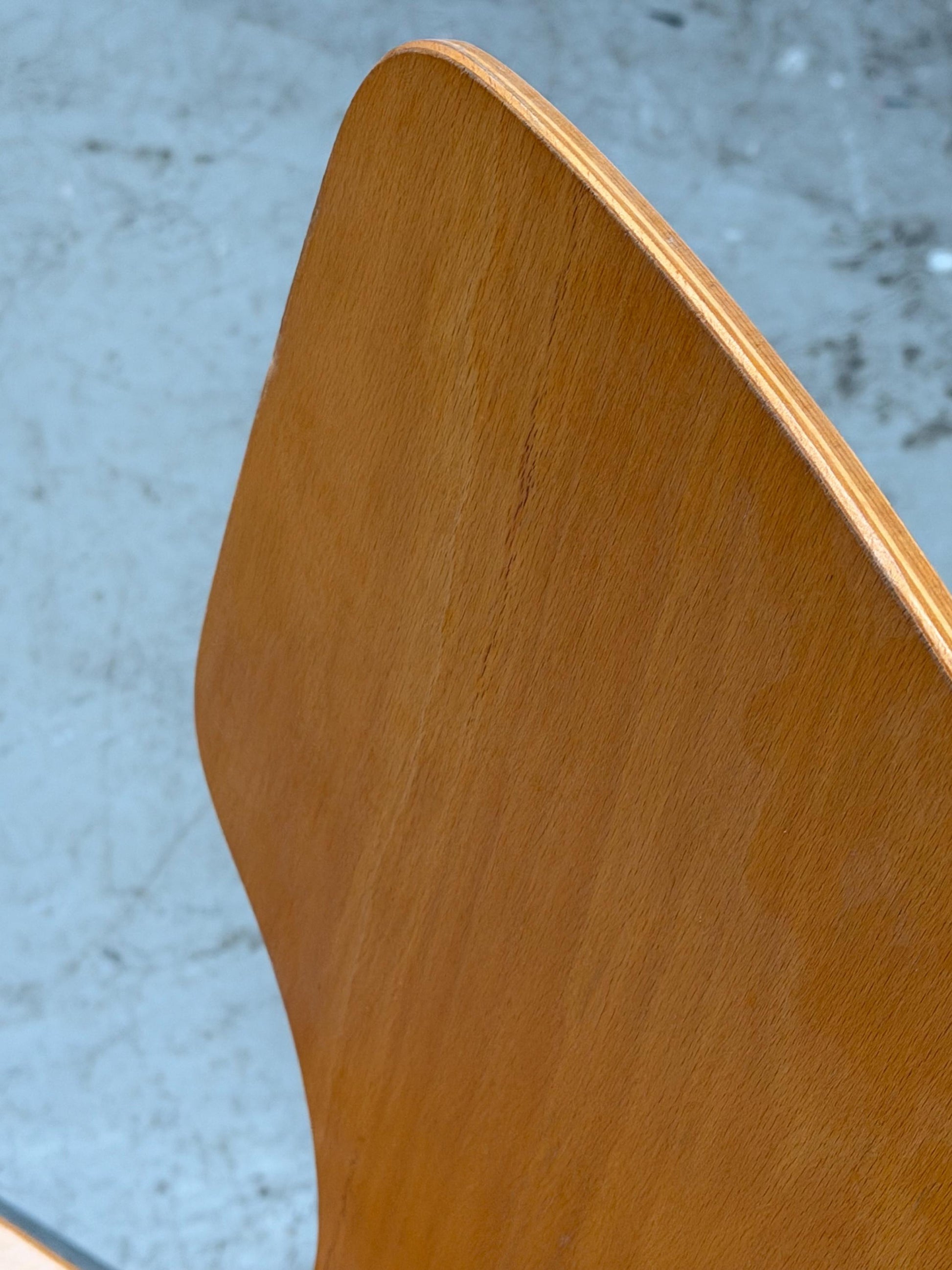 Vintage Stapelstuhl aus Bugholz und Chrom von West Germany