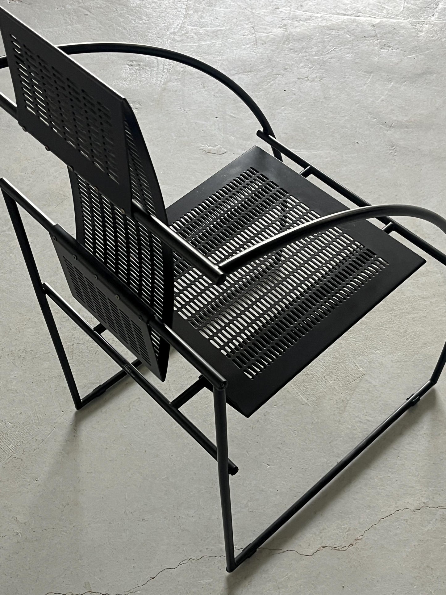 Vintage Armlehnstuhl Quinta von Mario Botta für Alias