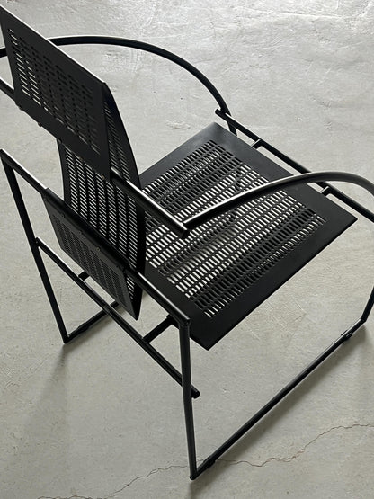 Vintage Armlehnstuhl Quinta von Mario Botta für Alias