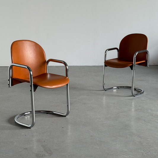 Vintage Stuhl Dialogo von Afra und Tobia Scarpa für B&B Italia, Set von 2