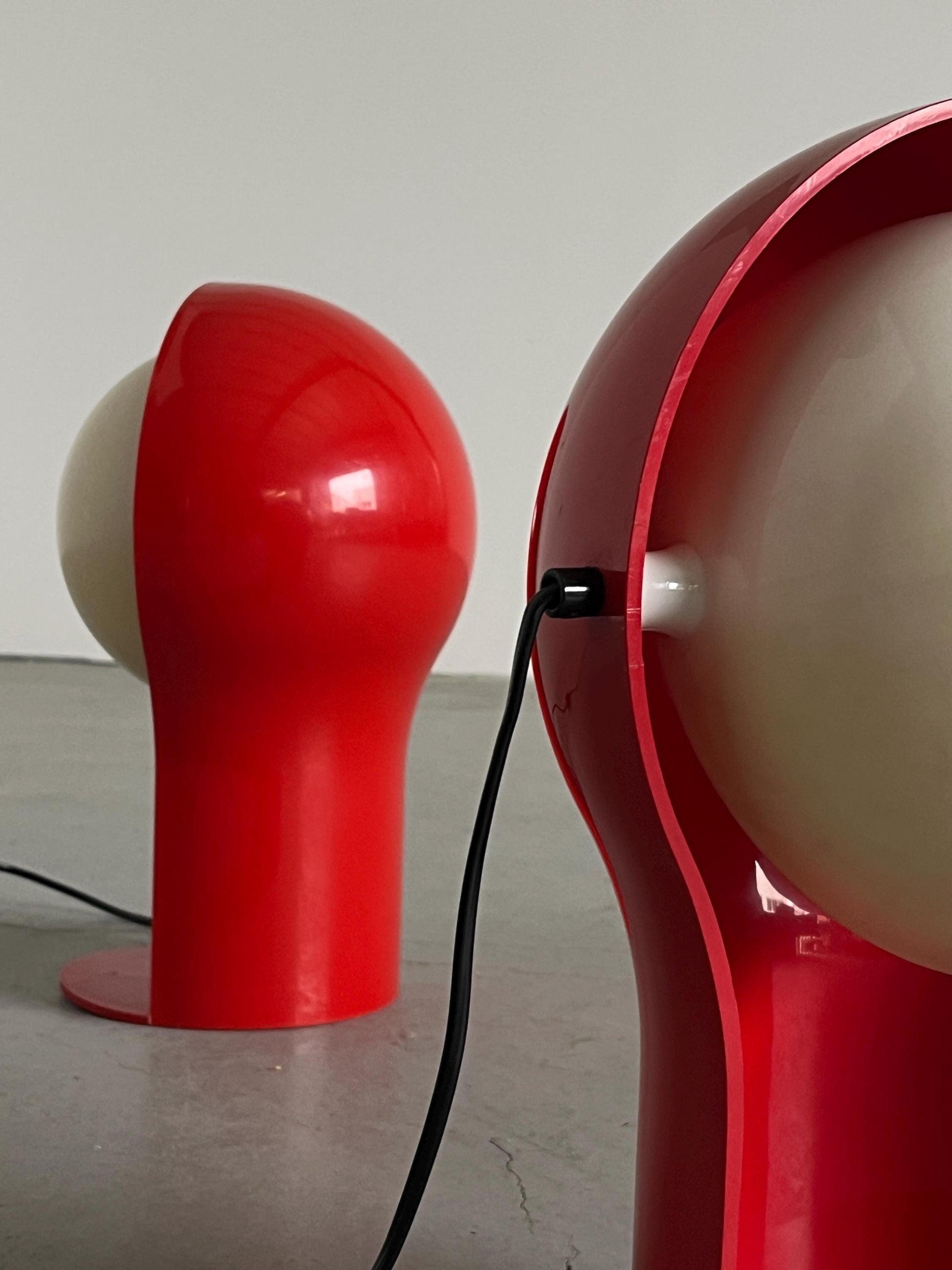Vintage Tischlampe Telegono von Vico Magistretti für Artemide, Set von 2