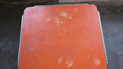 Vintage Tisch B 10 von Marcel Breuer für Mora orange
