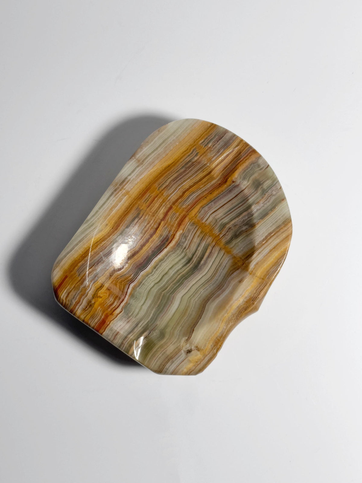 Vintage Aschenbecher Onyx von Italien Mintgrün