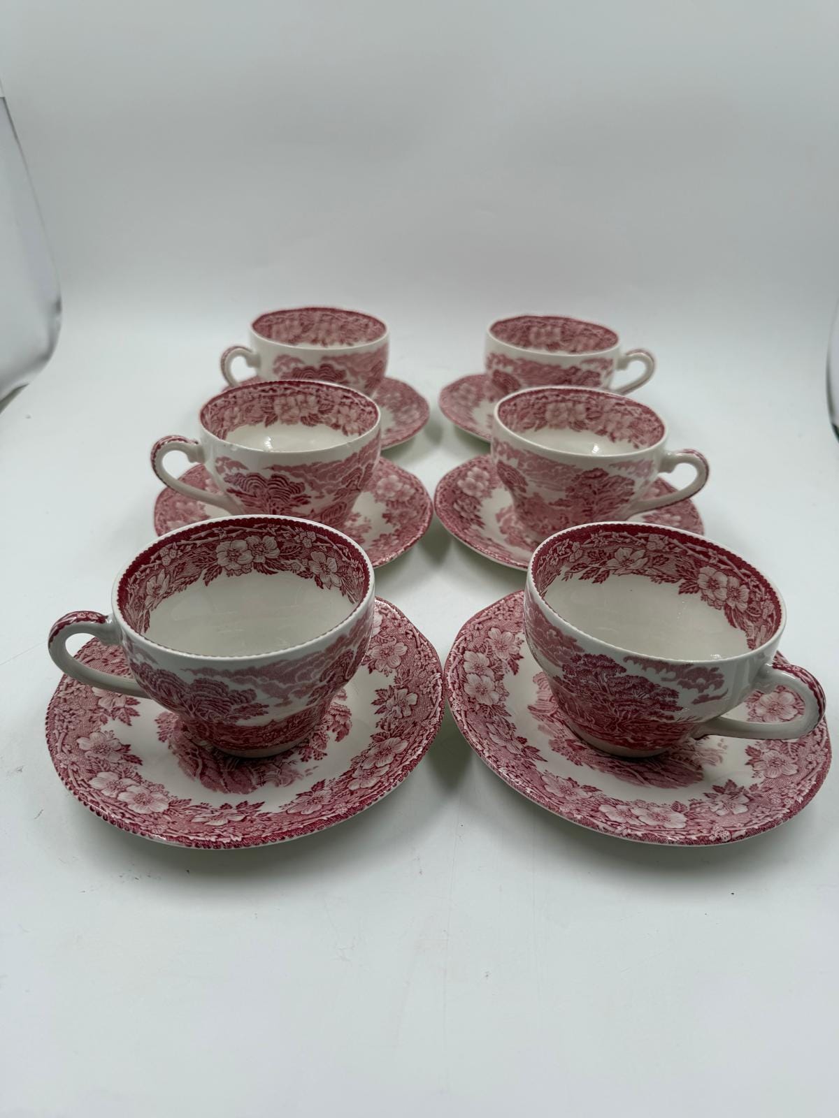 Vintage Kaffeeservice Wedgewood von Wedgwood Set für 6 Tee Englisch Mehrfarbig