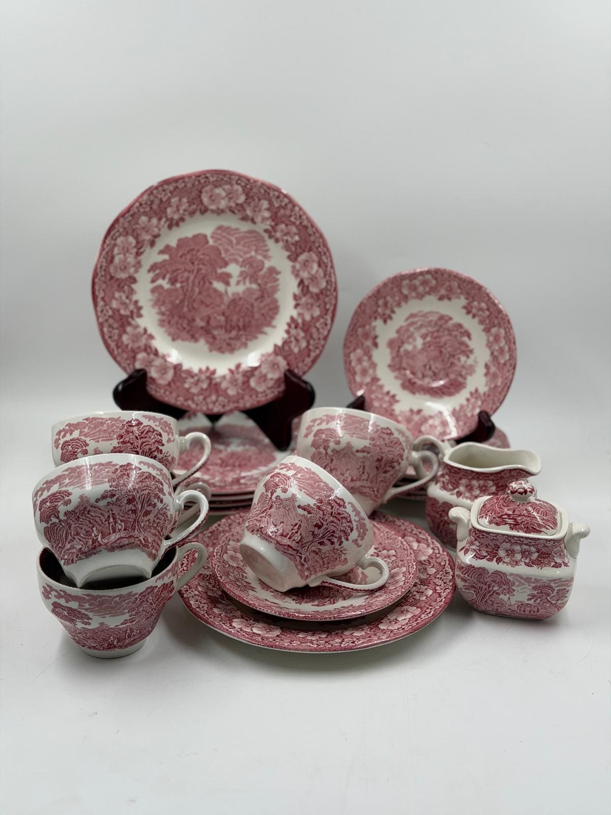 Vintage Kaffeeservice Wedgewood von Wedgwood Set für 6 Tee Englisch Mehrfarbig